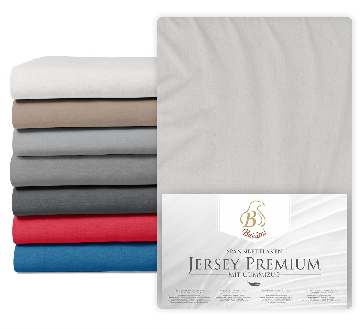 🎁 Premium Boxspring Bettlaken Jersey - Luxusbetten24