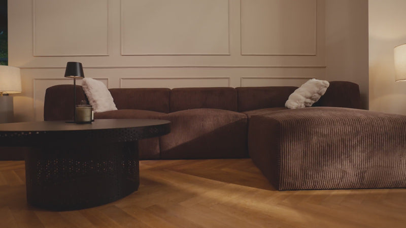 Designer Ecksofa Snug in Cord