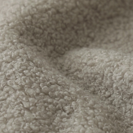Designer Ecksofa Lazy geschlossen in Bouclé