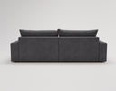 Designer Ecksofa Nemo in Stoff mit Schlaffunktion & Stauraum – Anthrazit – Rechts