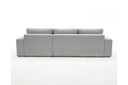 Designer Ecksofa Vigo in Bouclé – Sand – Rechts