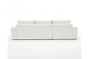 Designer Ecksofa Vigo in Bouclé – Weiß – Links