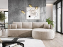Designer Ecksofa Lucca in Samt