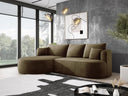 Designer Ecksofa Lucca in Samt