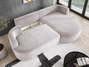 Designer Ecksofa Lucca in Samt