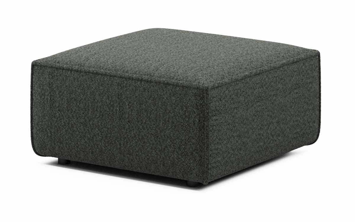 Sofa - Hocker 80 cm Yuma aus Bouclé - Luxusbetten24