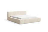Designer Polsterbett Theo in Cord mit Stauraum – Beige