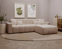 Designer Ecksofa Loft in Samt