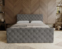 Boxspringbett Chester Samt mit Stauraum