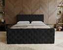 Boxspringbett Chester Samt mit Stauraum