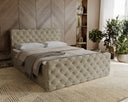 Boxspringbett Chester Samt mit Stauraum