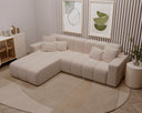 Designer Ecksofa Loft in Samt