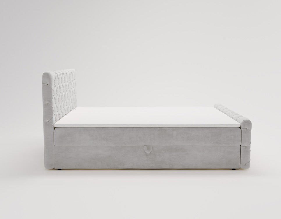Boxspringbett Chester Samt mit Stauraum