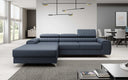 Designer Ecksofa Melinda mit Schlaf- und Klappfunktion