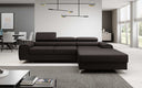 Designer Ecksofa Melinda mit Schlaf- und Klappfunktion