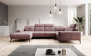 Designer Sofa Nerio mit verstellbarer Kopf- und Rückenlehne