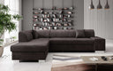 Designer Ecksofa Pina mit Schlaf- und Klappfunktion