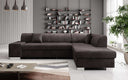 Designer Ecksofa Pina mit Schlaf- und Klappfunktion