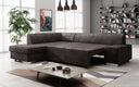 Designer Ecksofa Pina mit Schlaf- und Klappfunktion