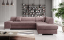 Designer Ecksofa Pina mit Schlaf- und Klappfunktion
