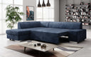 Designer Ecksofa Pina mit Schlaf- und Klappfunktion