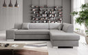 Designer Ecksofa Pina mit Schlaf- und Klappfunktion