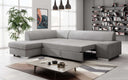 Designer Ecksofa Pina mit Schlaf- und Klappfunktion