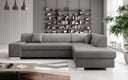 Designer Ecksofa Pina mit Schlaf- und Klappfunktion