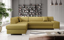Designer Ecksofa Pina mit Schlaf- und Klappfunktion