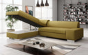 Designer Ecksofa Pina mit Schlaf- und Klappfunktion