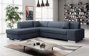 Designer Ecksofa Pina mit Schlaf- und Klappfunktion