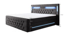 Boxspringbett Moonlight mit LED, USB und Stauraum - Luxusbetten24