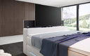 Boxspringbett Neptun mit TV Lift und RGB - Luxusbetten24