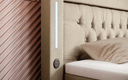 Boxspringbett Paradise mit LED und Füßen - Luxusbetten24