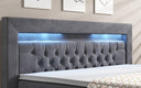 Boxspringbett Sera mit LED und Stauraum (4 Schubladen) - Luxusbetten24