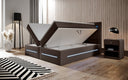 Boxspringbett Sevilla mit LED und Stauraum - Luxusbetten24