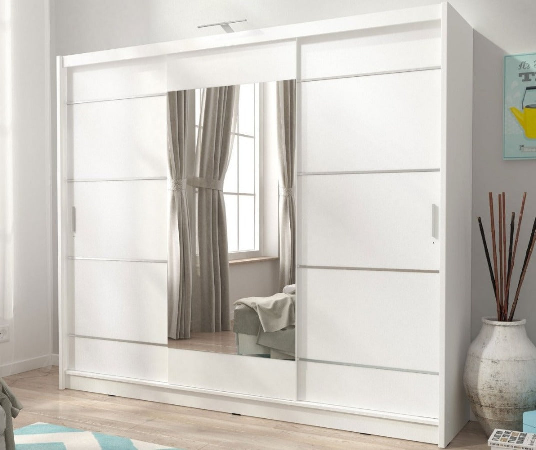 Designer Schrank Luik inkl. Licht - Luxusbetten24