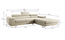Designer Sofa Alonzo mit Schlaf- und Klappfunktion (Samt) - Luxusbetten24