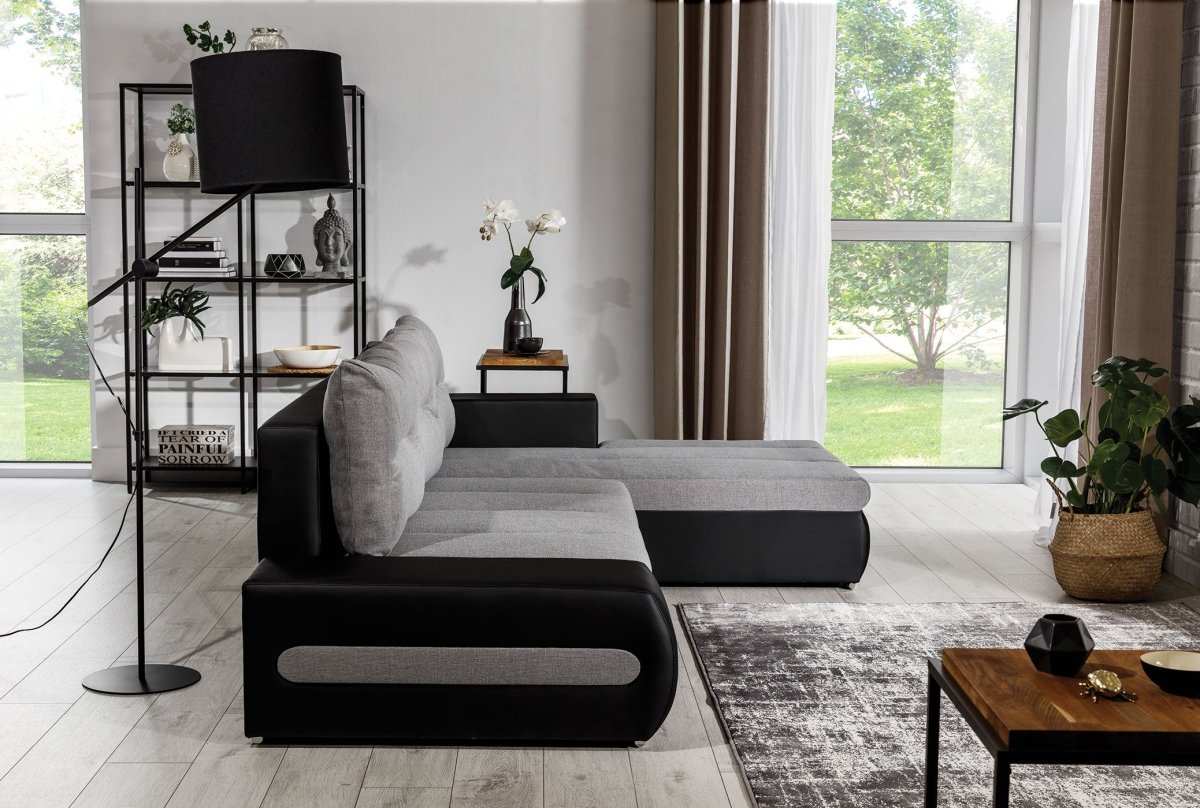 Sofa Olario mit Schlaffunktion und Stauraum - Luxusbetten24